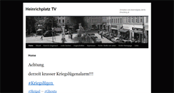 Desktop Screenshot of heinrichplatz.tv