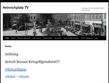 Tablet Screenshot of heinrichplatz.tv